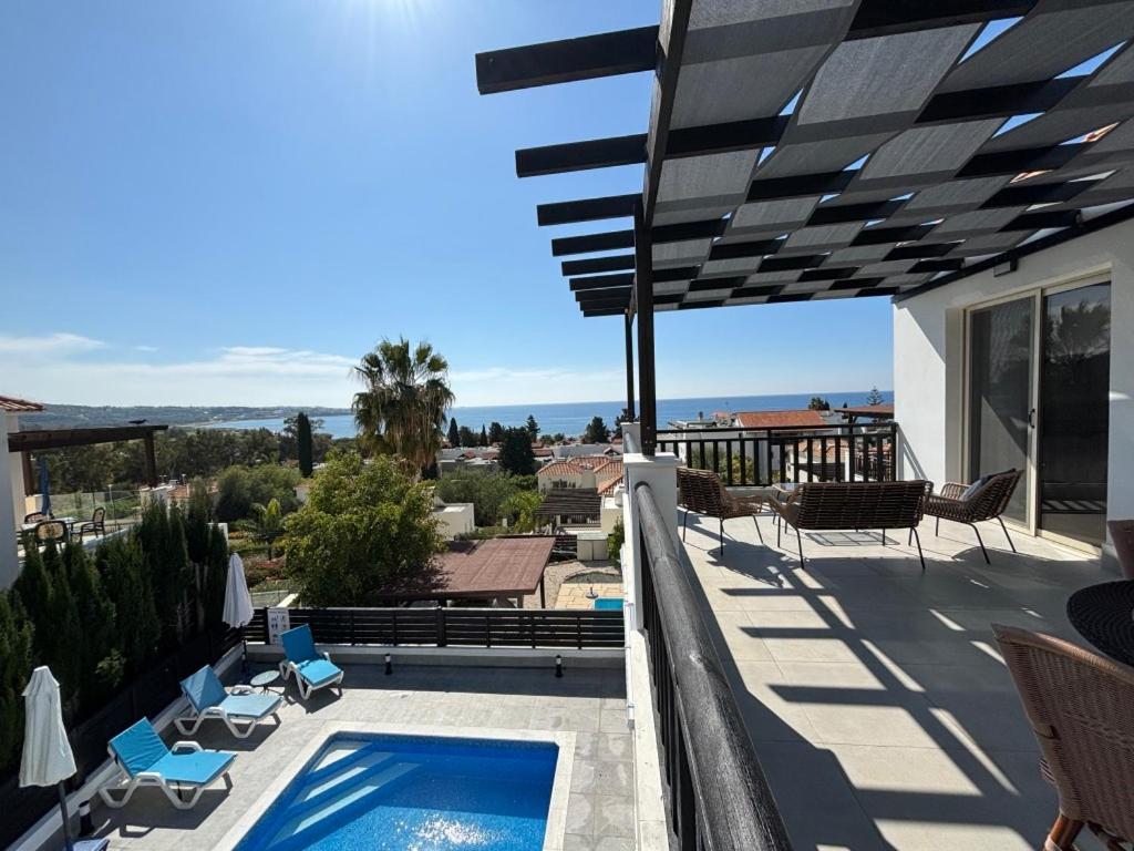 Villa Marina Sea-View Private Pool Pegeia Exterior foto